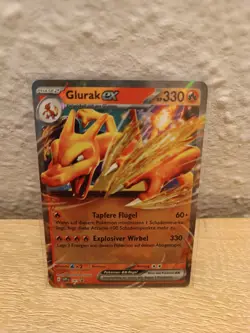 Pokemon Glurak EX SVP 161 Black Star Promo Deutsch - Image 1