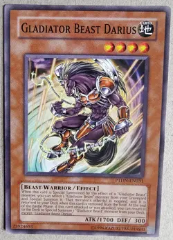 Gladiator Beast Darius - SP - Yu-Gi-Oh! - PTDN-EN031 - Unlimited - EX+ - Image 1