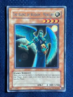 YUGIOH! ANCIENT SANCTUARY #AST-007 THE AGENT OF WISDOM - MERCURY UNLIMITED RARE - Image 1
