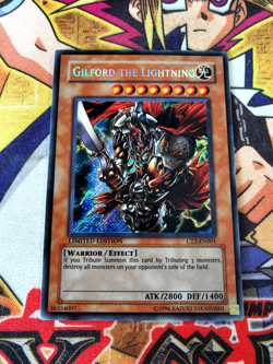 Gilford the Lightning ct2-en001 Ltd Ed (MP) Secret Rare Yu-Gi-Oh! - Image 1