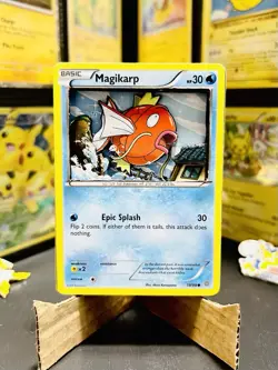 Magikarp 19/98 Pokemon Trading Card 3D Shadow Box Handmade Art - Image 1
