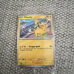 Pikachu SVP190 - Promo - 2024 World Championships Pokemon Card SEALED - Image 1