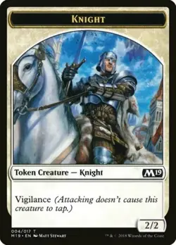 The Monarch Token - KNIGHT DOUBLE SIDED Mtg Magic Card - Image 1