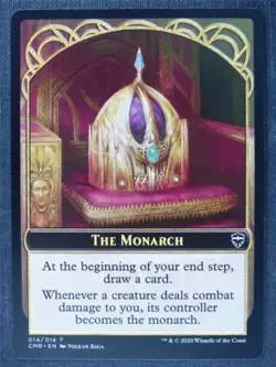 The Monarch Token - KNIGHT DOUBLE SIDED Mtg Magic Card - Image 2