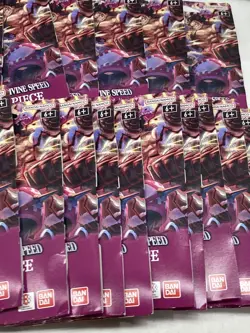 One Piece Card Game A Fist Of Divine Speed Booster Pack Lot of 25x - Image 5