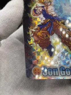 Dragon Ball Gumi Card Gumica Blue Back Prism No.26 Son Goku Supersaiyan 2006 - Image 3