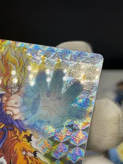 Dragon Ball Gumi Card Gumica Blue Back Prism No.26 Son Goku Supersaiyan 2006 - Image 5