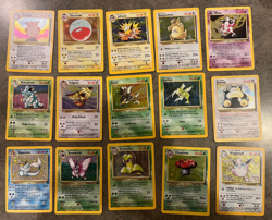 Pokemon Near Complete Jungle Unlimited Set 63/64 Cards Holos MP/HP Missing #3 - Image 1