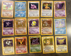 Pokemon Complete Fossil Complete Set 1-62 Cards LP/HP - Image 1