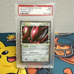Scizor Holo 84/90 HGSS Undaunted 2010 PSA 9 Mint Pokemon Card Low Pop - Image 1
