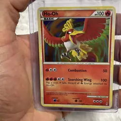 Pokemon Call Of Legends Ho-Oh 9/95 Holo Rare Card Pokemon LP/NM Nintendo 2011 - Image 2