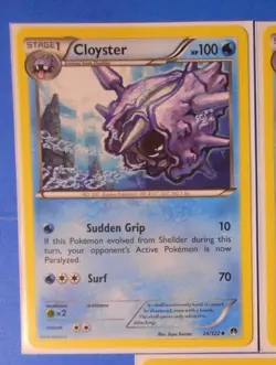 4x Cloyster 24/122 Pokemon TCG card XY BREAKpoint uncommon NM - Image 2