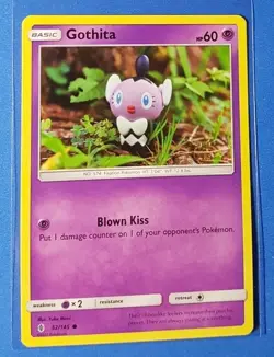 4x Gothita 52/145 Pokemon TCG card SM Guardians Rising common NM - Image 2