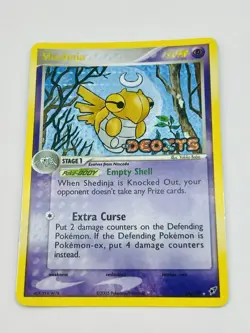 2005 Pokemon TCG Shedinja EX Deoxys Holo Rare Card 14/107 - Image 1