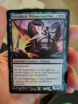 Sheoldred, Whispering One Foil Prerelease Promo Card, MTG MP - Image 1