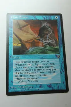 MTG Chain Stasis x1- -Homelands-Lightly Played - Image 1