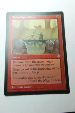 MTG Telim'Tor's Edict x1- -Mirage-Lightly Played - Image 1