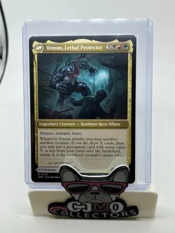 Eddie Brock // Venom, Lethal Protector - 55 - SPM - NM - MTG Magic the Gathering - Image 2