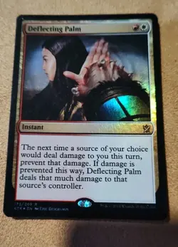 Magic the Gathering MtG Khans of Tarkir Rare Foil Deflecting Palm #173 - Image 1