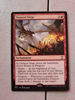 1x Outpost Siege Streets of New Capenna MTG Magic the Gathering NM - Image 1
