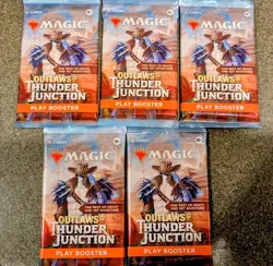 5 Pack MTG Outlaws of Thunder Junction - Play Booster Packs - Image 1