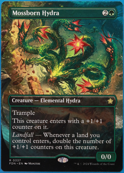 Mossborn Hydra (Borderless 337) Foundations NM (504118) ABUGames - Image 1