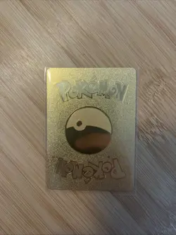 Charizard GX 9/68 Golden Foil Fan Art Pokemon Card - Image 2