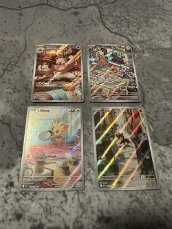 Pokemon TCG Illustration Rare Lot of 4 NM - Image 1