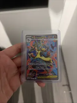 ENGLISH Mega Lucario ex 160/132 Ultra Rare Full Art Pokemon Mega Evolution NM - Image 4