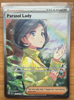 Pokemon TCG - Parasol Lady - 255/182 - Paradox Rift SIR - Mint - Image 1