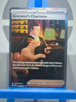 Giovanni's Charisma 204/165 - Scarlet & Violet: 151 - SIR - Pokemon TCG - Image 3