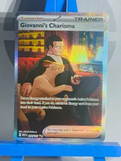 Giovanni's Charisma 204/165 - Scarlet & Violet: 151 - SIR - Pokemon TCG - Image 4