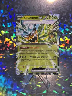 Pokemon TCG Teal Mask Ogerpon ex 025/167 Sv06: Twilight Masquerade Holo - Image 1