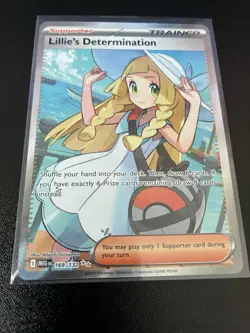 Lillie’s Determination Full Art Ultra Rare 169/132 - Mega Evolution Pokemon ME01 - Image 3