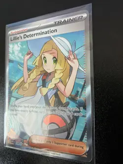 Lillie’s Determination Full Art Ultra Rare 169/132 - Mega Evolution Pokemon ME01 - Image 4
