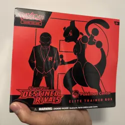 POKEMON CENTER TCG SCARLET & VIOLET DESTINED RIVALS ELITE TRAINER BOX ETB SEALED - Image 1