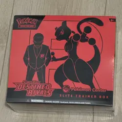 POKEMON CENTER TCG SCARLET & VIOLET DESTINED RIVALS ELITE TRAINER BOX ETB SEALED - Image 2