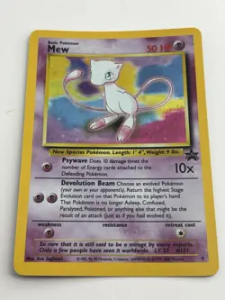 Mew 09/53 Wotc Black Star Promo Holo Rare Pokemon LP/NM - Image 5