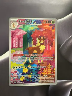 POKEMON TCG - TEMPORAL FORCES - SAWSBUCK 166/162 - Image 1