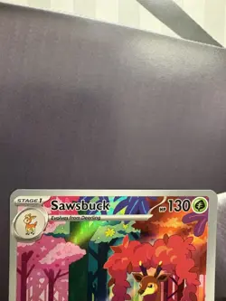POKEMON TCG - TEMPORAL FORCES - SAWSBUCK 166/162 - Image 2