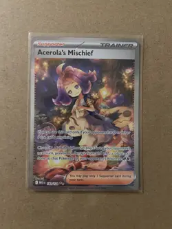 Pokemon Mega Evolution Acerola's Mischief Secret Illustration Rare, #183/132 - Image 1