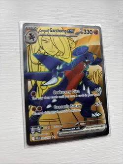 Pokemon TCG Garchomp EX 215/182 Full Art Destined Rivals Cynthia's Garchomp - Image 2