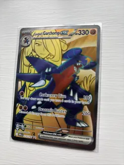 Pokemon TCG Garchomp EX 215/182 Full Art Destined Rivals Cynthia's Garchomp - Image 3