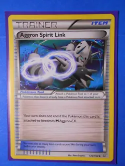 2x Hippopotas 87/160, 2x Aggron Spirit Link 123/160 Pokemon XY Primal Clash NM - Image 3