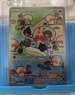 Pokemon TCG Clobbopus 207/191 Surging Sparks Full Art Illustration Rare Holo - Image 1