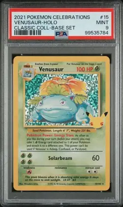Pokemon Celebrations Big 3 Set Lot Graded PSA 9 Charizard - Blastoise - Venusaur - Image 4