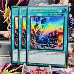 3x Yugioh Playset Final Bringer of the End Times MP25-EN254 Ultra Rare Near Mint - Image 1