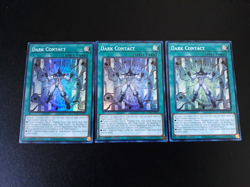 Yugioh | 3x | Dark Contact | SUDA | 1st Edition | Super Rare | Near Mint (NM) - Image 1