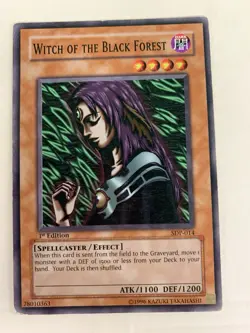 YU-GI-OH! 1ST EDITION WITCH OF THE BLACK FOREST SDP-014 - Image 1