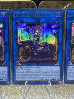 3x I:P Masquerena 1st Edition Secret Rare RA02-EN042 Yu-Gi-Oh! - Image 3